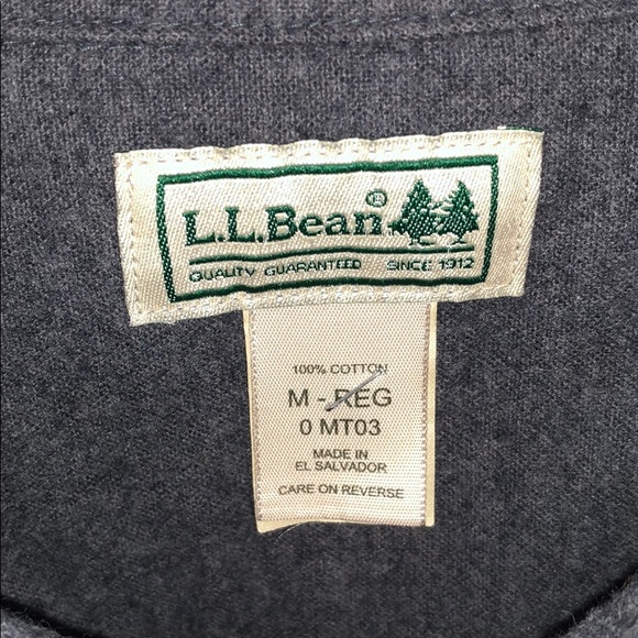 LL Bean 100% Cotton Flannel - Picture 3 of 4